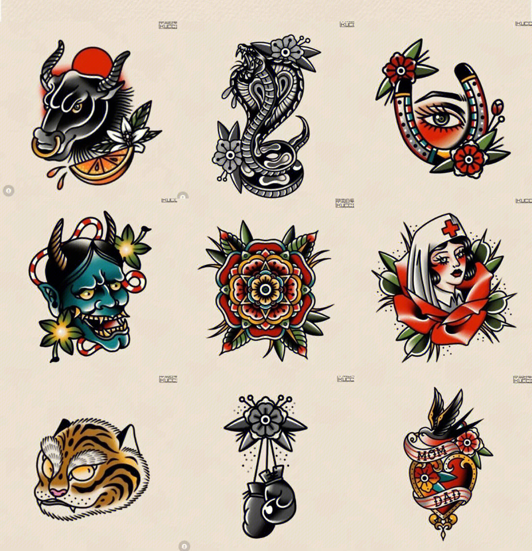 時(shí)尚潮流展現(xiàn)，最新紋身圖案設(shè)計(jì)精選