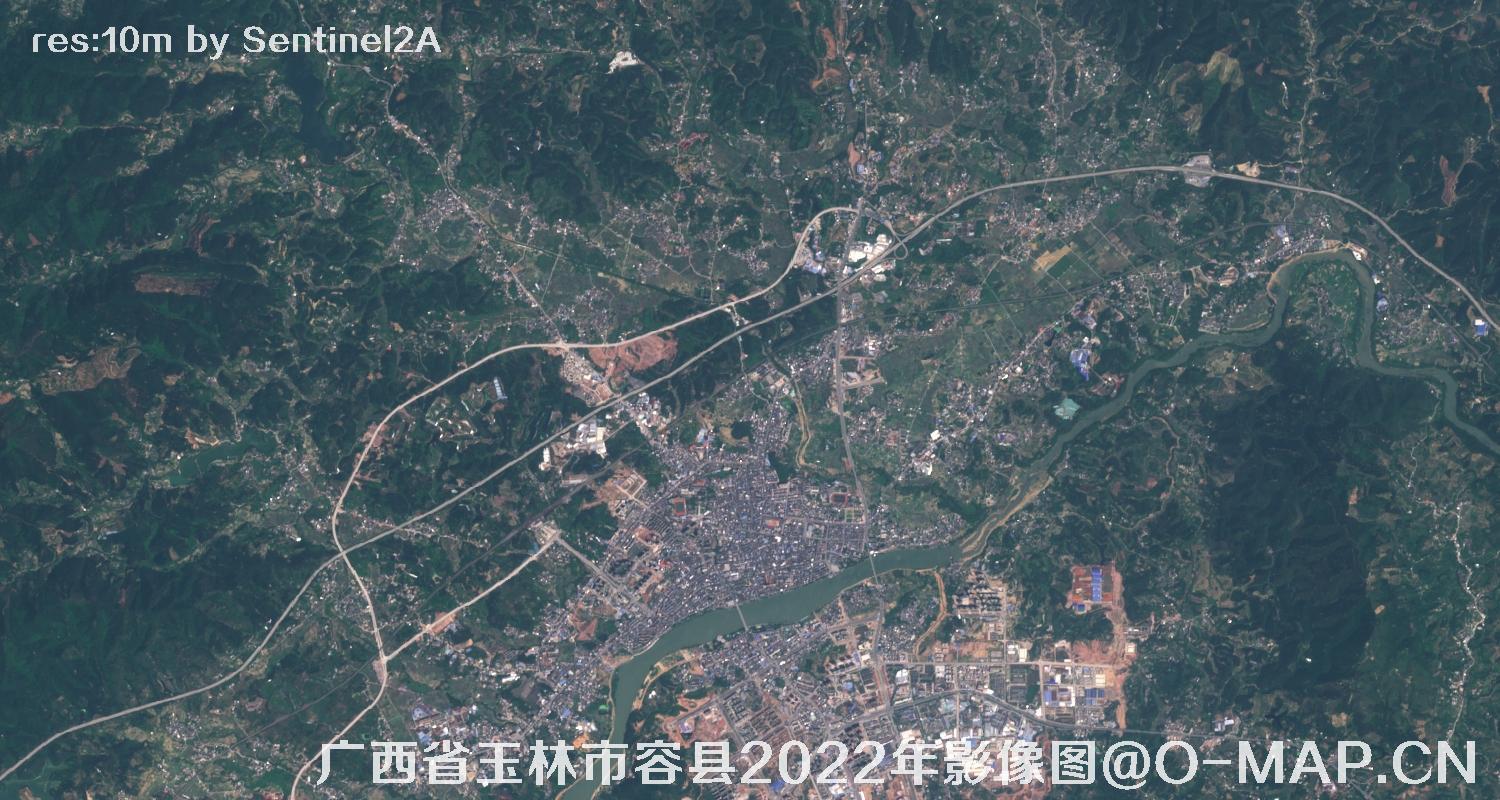 容縣最新航拍全景，一覽無余的美麗風光??